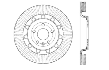 Picture of StopTech Slotted & Drilled Sport Brake Rotor