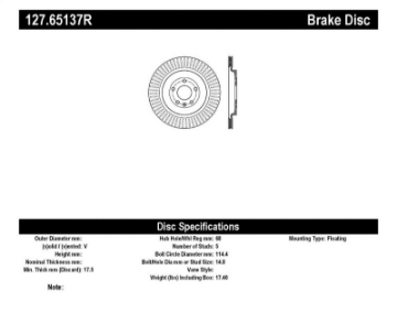 Picture of StopTech Slotted & Drilled Sport Brake Rotor