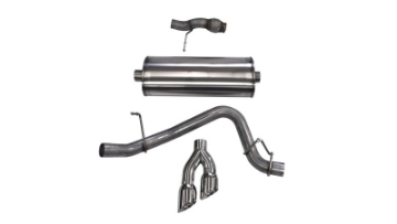 Picture of Corsa 2015-2020 Chevy Tahoe-GMC Yukon Cat-Back Exhaust Sport 3in Single Side Twin Polished 4in Tips