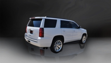 Picture of Corsa 2015-2020 Chevy Tahoe-GMC Yukon Cat-Back Exhaust Sport 3in Single Side Twin Black 4in Tips