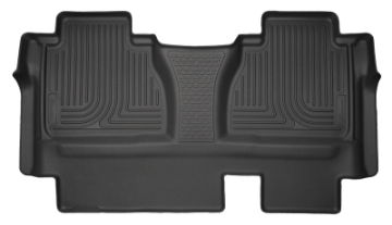 Picture of Husky Liners 14-15 Toyota Tundra Double Cab Pickup Weatherbeater Black 2nd Seat Floor Liners