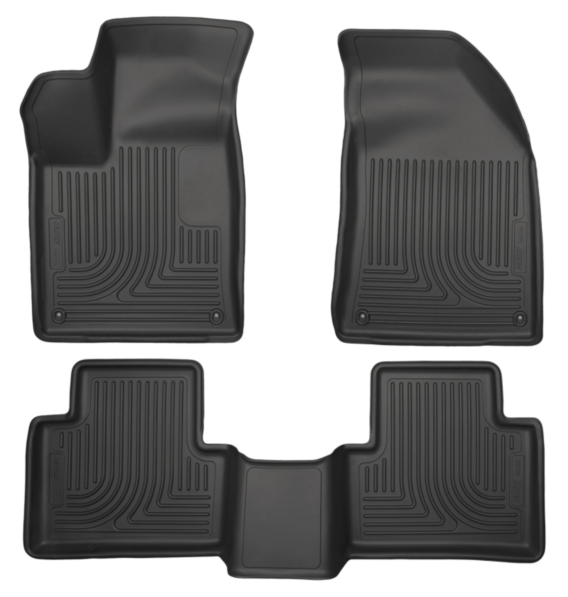 Picture of Husky Liners 15 Chrysler 200 Weatherbeater Black Front and Second Seat Floor Liners