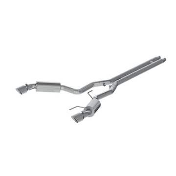Picture of MBRP 15 Ford Mustang GT 5-0 3in Cat Back Dual Split Rear Street Version 4-5in Tips - T409