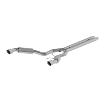 Picture of MBRP 15-17 Ford Mustang GT 5-0 3in Cat Back Dual Split Rear Race Version 4-5in Tips - T409