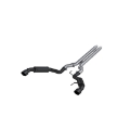 Picture of MBRP 15-17 Ford Mustang GT 5-0 3in Cat Back Dual Split Rear Race Version 4-5in Tips - Black Coated