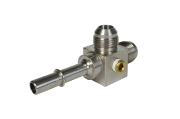 Picture of Aeromotive 3-8 Male Quick Connect Tee Fitting
