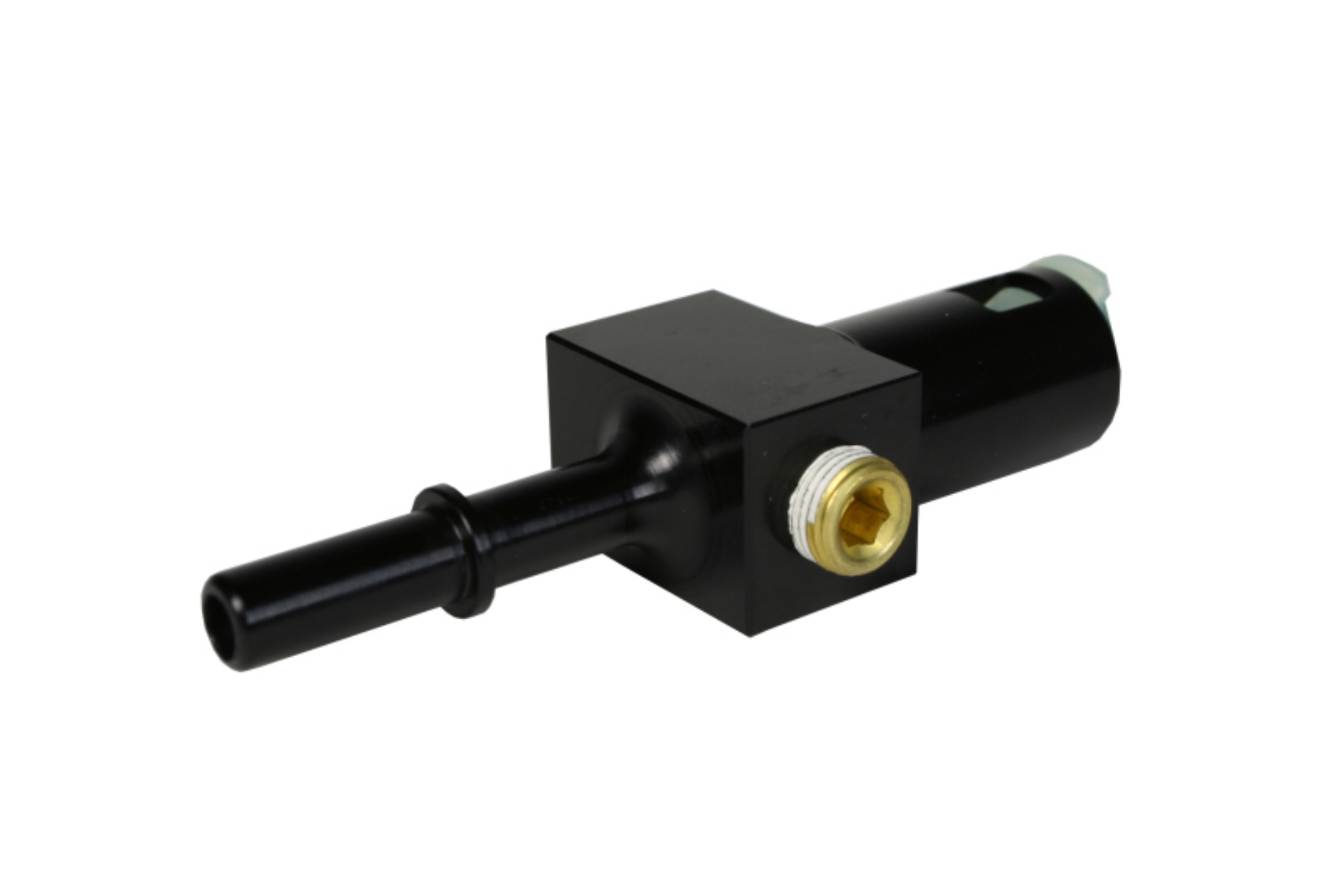 Picture of Aeromotive 5-16in Quick Connect with AN-06 port and 1-8in gauge port