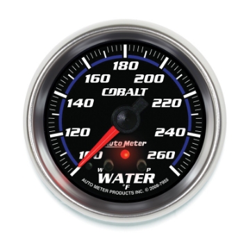 Picture of Autometer Cobalt 66-7mm 100-260 Degree F DSM Water Temperature Gauge