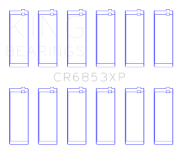 Picture of King Engine Bearings BMW Performance Rod Bearing Set - Size STD