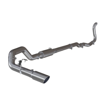 Picture of MBRP 89-93 Dodge 2500-3500 Cummins 2WD ONLY Turbo Back Single Side Exit Alum Exhaust System