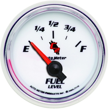 Picture of Autometer C2 52mm 240-33 Ohm Short Sweep Electronic Fuel Level Gauge