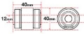 Picture of SPC Performance Flex Joint xAxis BUILDER SERIES 10mm X 40mm X 1-750
