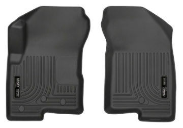Picture of Husky Liners 07-12 Dodge Caliber - 07-12 Jeep Compass WeatherBeater Front Row Black Floor Liners