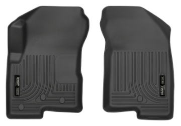 Picture of Husky Liners 07-12 Dodge Caliber - 07-12 Jeep Compass WeatherBeater Front Row Black Floor Liners