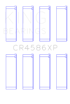 Picture of King Mitsubishi 4B11T EVO X 2007+ Size 0-25 Performance Rod Bearing Set