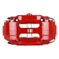 Picture of StopTech BBK 07-09 BMW 335i-335d Rear 345x28 Slotted 2pc Rotors ST-40 Red Calipers