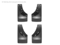 Picture of WeatherTech 01-06 Chevrolet Silverado No Drill Mudflaps - Black