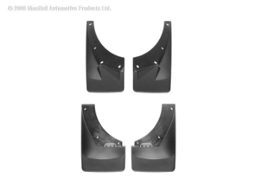 Picture of WeatherTech 07-08 Chevrolet Suburban No Drill Mudflaps - Black