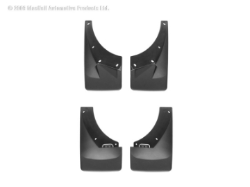 Picture of WeatherTech 07-08 Chevrolet Tahoe No Drill Mudflaps - Black