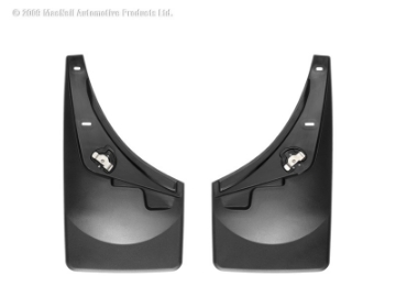 Picture of WeatherTech 08-10 Ford F250-350 Superduty No Drill Mudflaps - Black