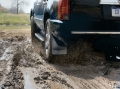 Picture of WeatherTech 08-10 Ford F250-F350-F450-F550 No Drill Mudflaps - Black