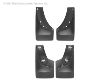 Picture of WeatherTech 07 Chevrolet Silverado No Drill Mudflaps - Black