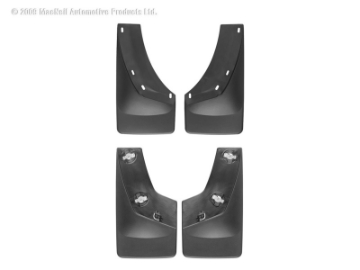 Picture of WeatherTech 07 Chevrolet Silverado No Drill Mudflaps - Black