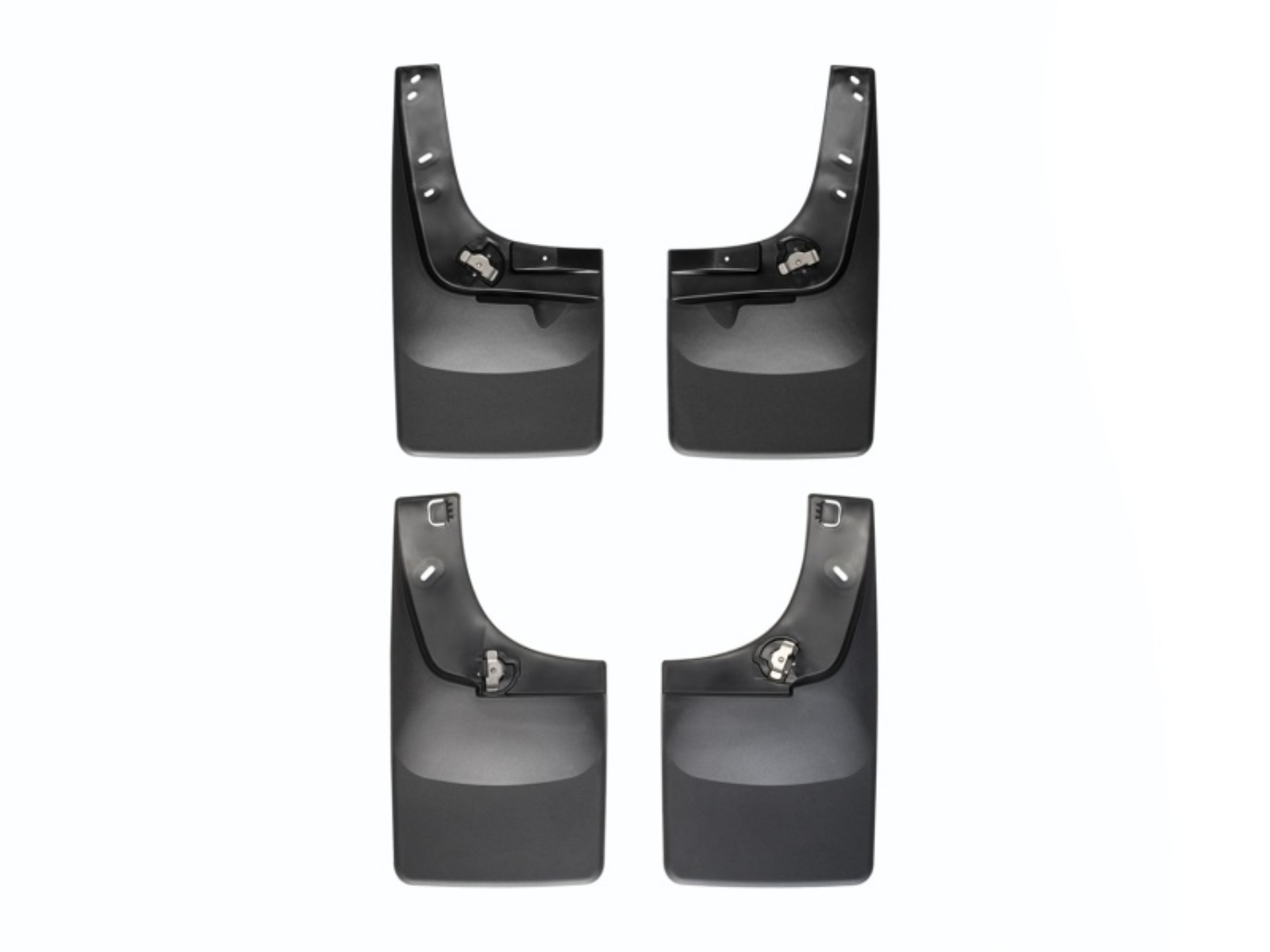 Picture of WeatherTech 08-10 Ford F250-F350-F450-F550 No Drill Mudflaps - Black