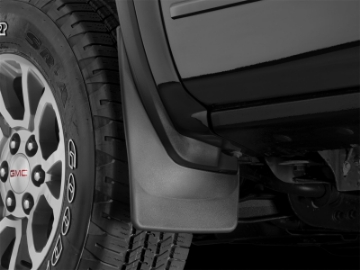 Picture of WeatherTech 14+ GMC Sierra-Sierra Denali No Drill Mudflaps - Black