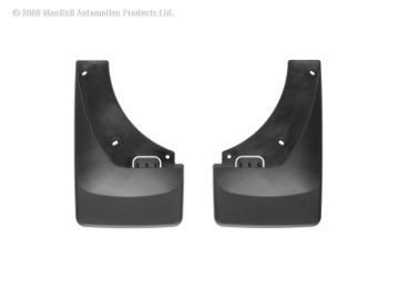 Picture of WeatherTech 07+ Chevrolet Avalanche No Drill Mudflaps - Black