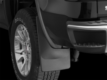 Picture of WeatherTech 14+ GMC Sierra-Sierra Denali No Drill Mudflaps - Black