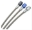 Picture of Fragola -2AN Brake Line w- -3AN Blue Alum- Nuts 36in