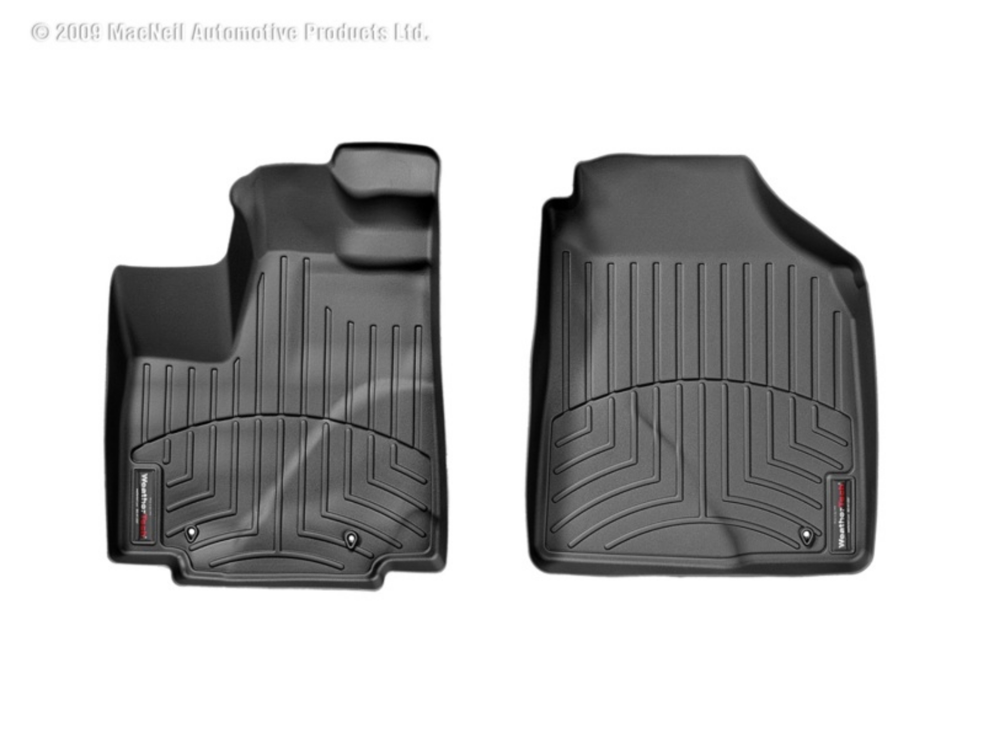 Picture of WeatherTech 01-04 Acura MDX Front FloorLiner - Black