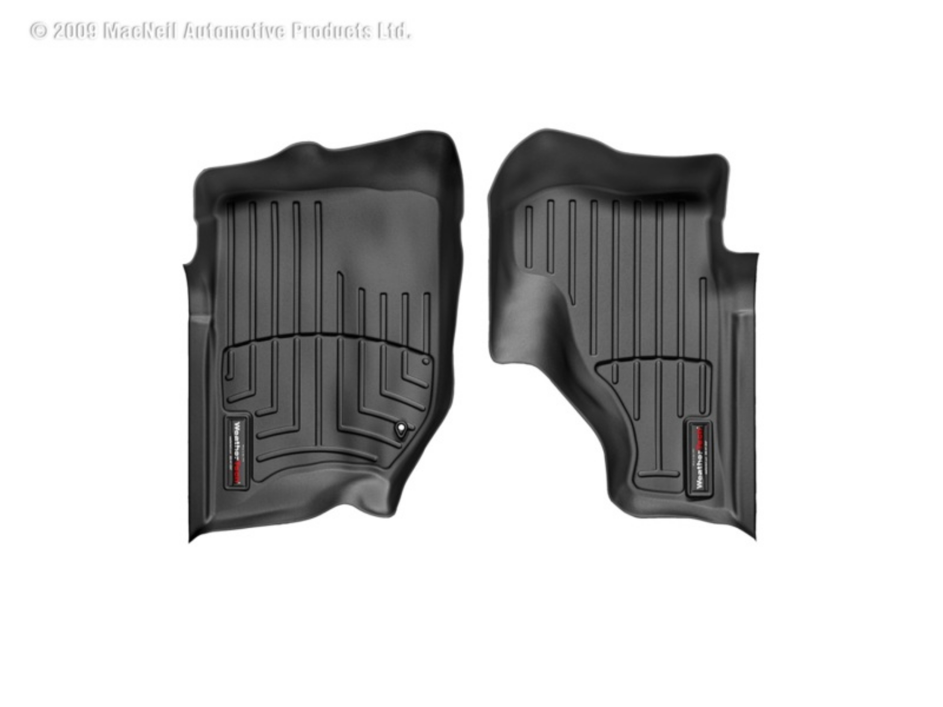 Picture of WeatherTech 94-04 Chevrolet S10 Front FloorLiner - Black