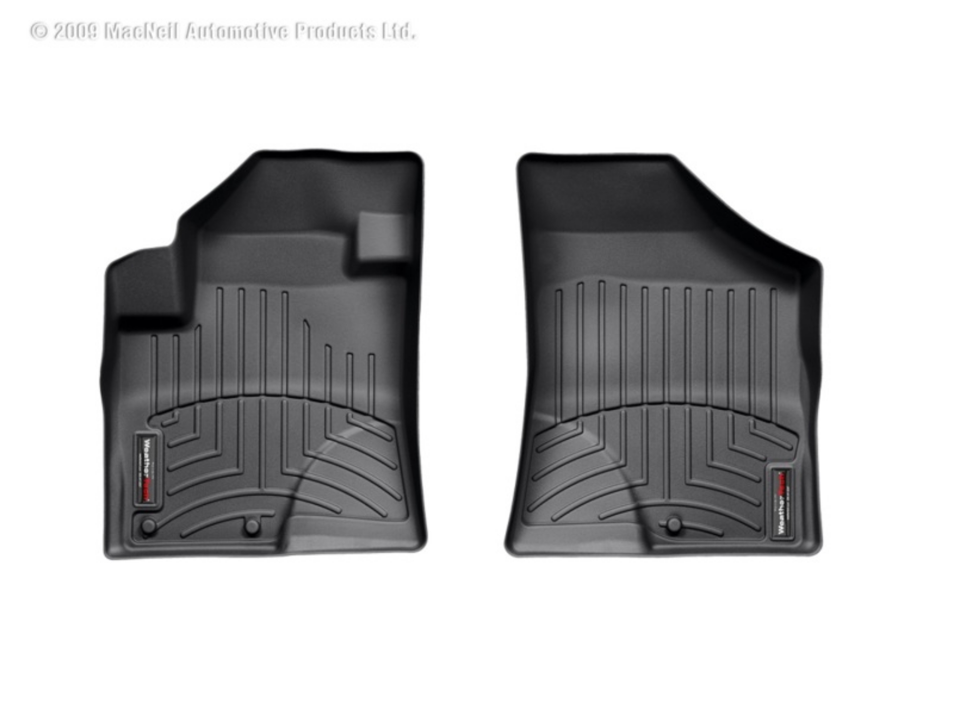 Picture of WeatherTech 07+ Hyundai Veracruz Front FloorLiner - Black