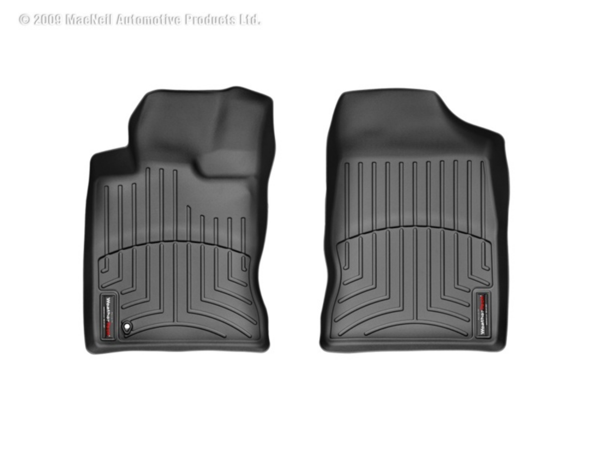 Picture of WeatherTech 01+ Chrysler PT Cruiser Front FloorLiner - Black