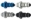 Picture of Fragola -12AN Straight Bulkhead - Black