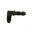 Picture of Fragola -8AN x 90 Degree Bulkhead - Black
