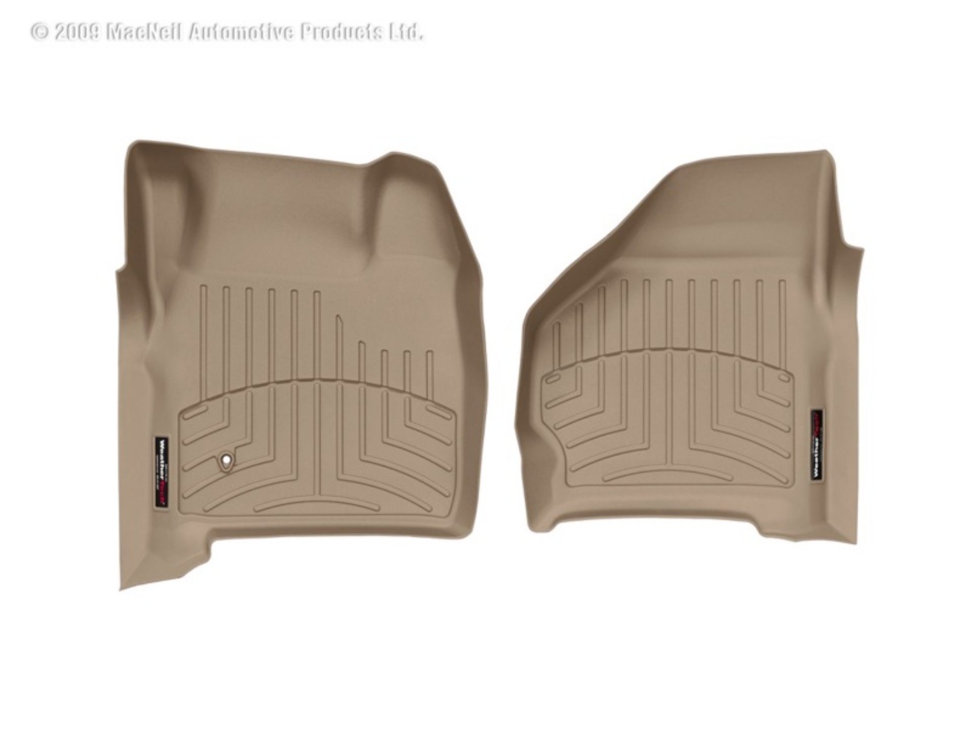 Picture of WeatherTech 99-07 Ford F250 Super Duty Crew Front FloorLiner - Tan