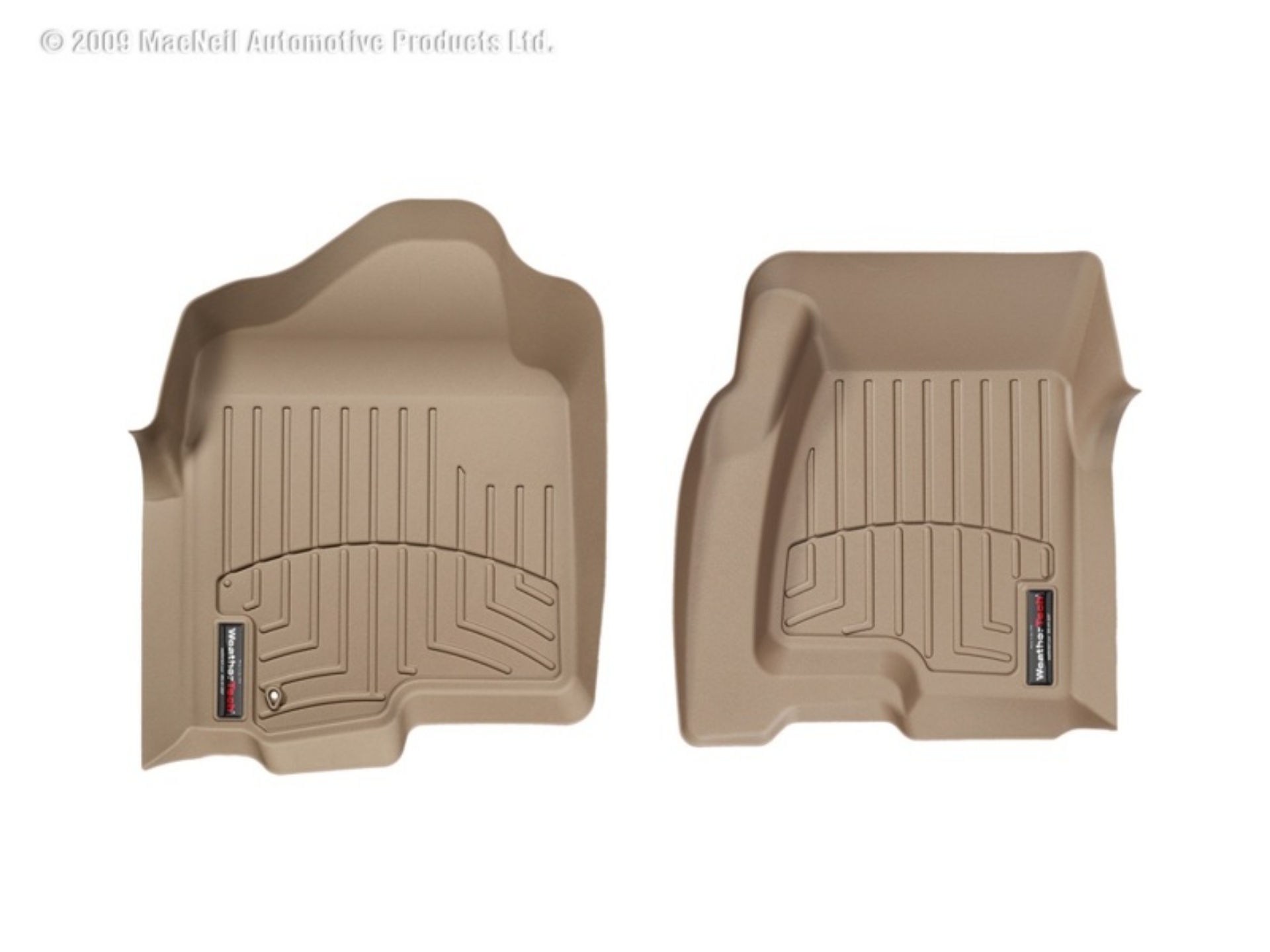 Picture of WeatherTech 99-00 Chevrolet Silverado Crew Cab Front FloorLiner - Tan