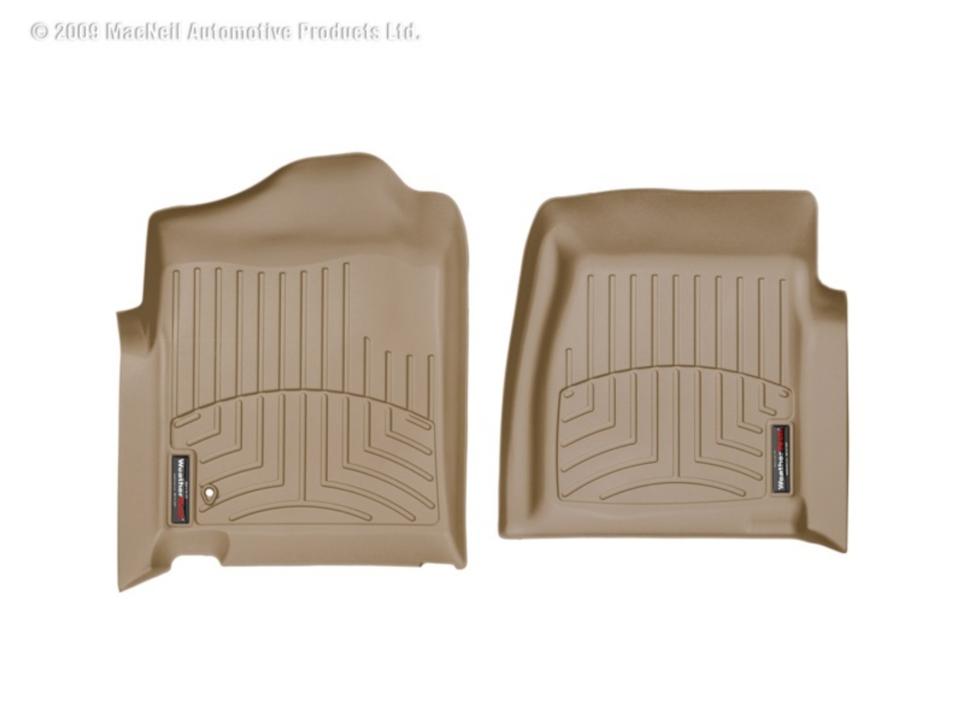 Picture of WeatherTech 99-07 Chevrolet Silverado Standard Cab Classic Front FloorLiner - Tan