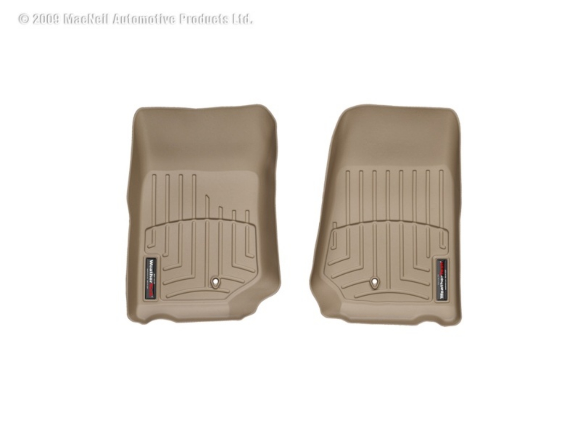 Picture of WeatherTech 07+ Jeep Wrangler Front FloorLiner - Tan