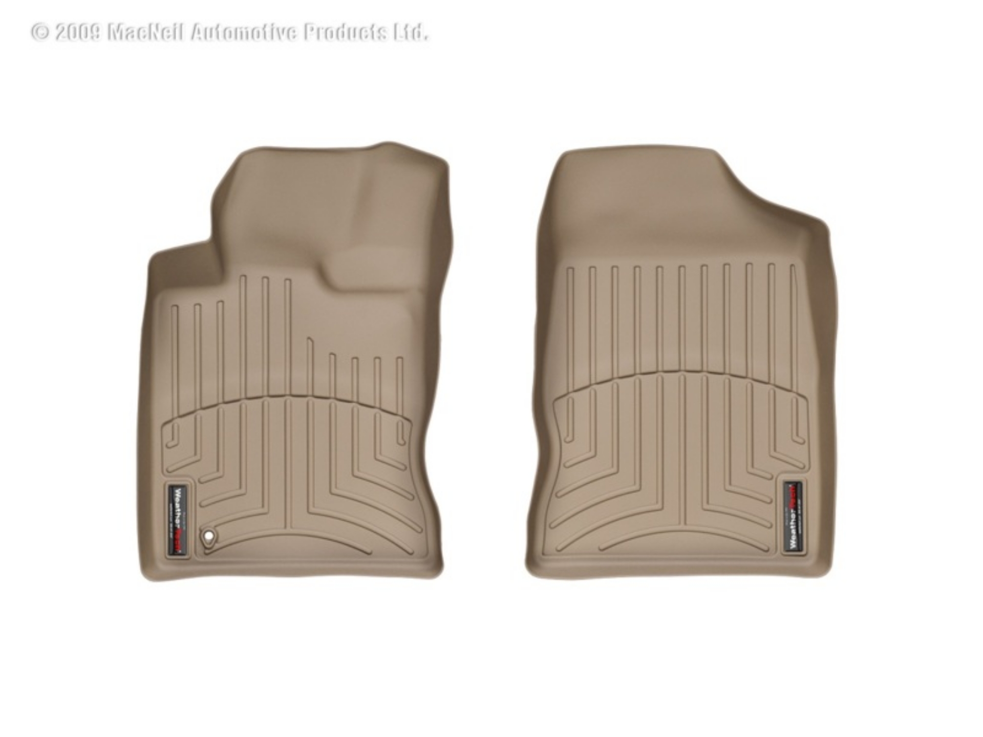 Picture of WeatherTech 01+ Chrysler PT Cruiser Front FloorLiner - Tan