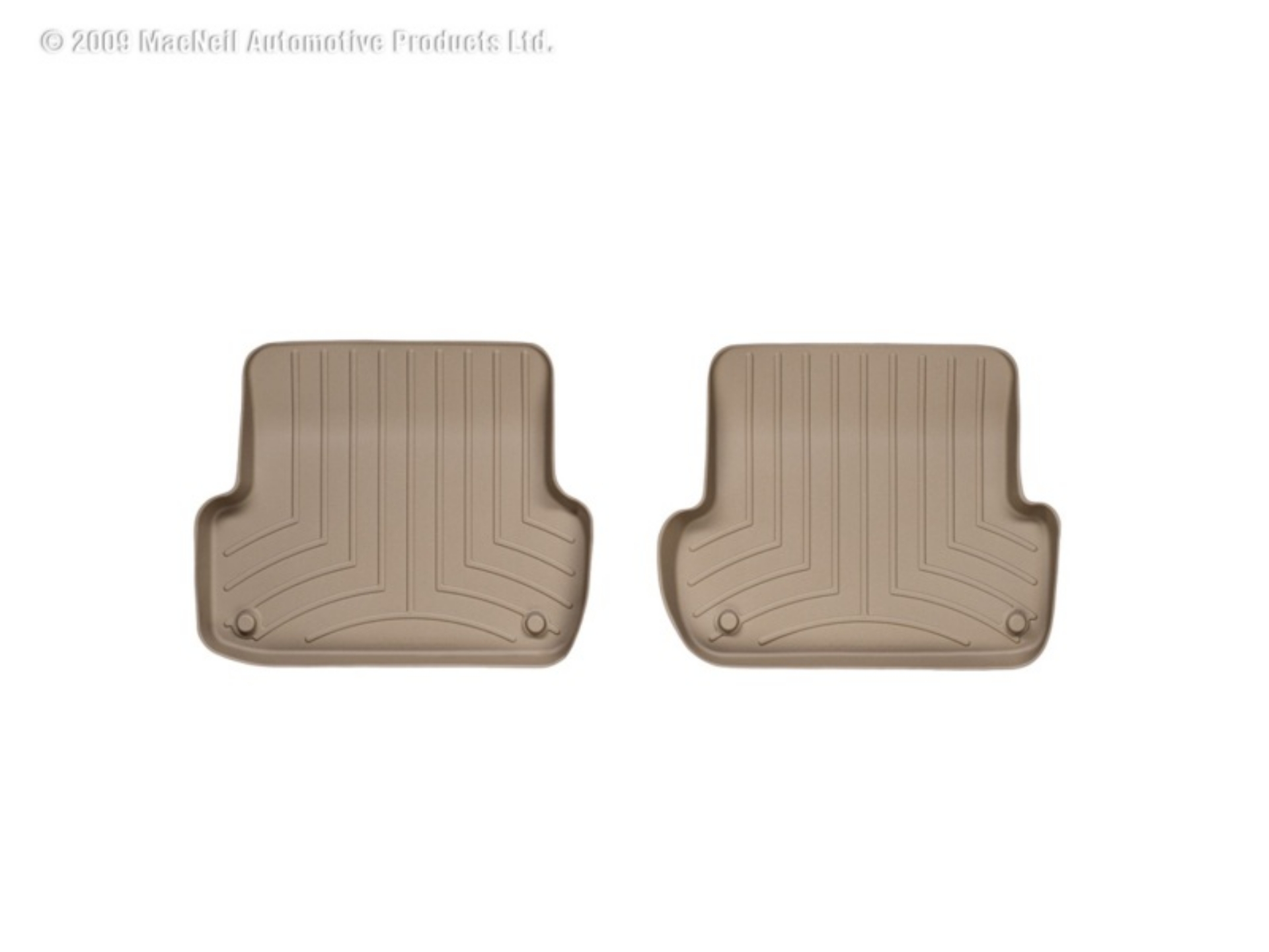 Picture of WeatherTech 02-08 Audi A4-S4-RS4 Rear FloorLiner - Tan