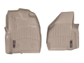 Picture of WeatherTech 12+ Ford F250-F350-F450-F550 Front FloorLiner - Tan