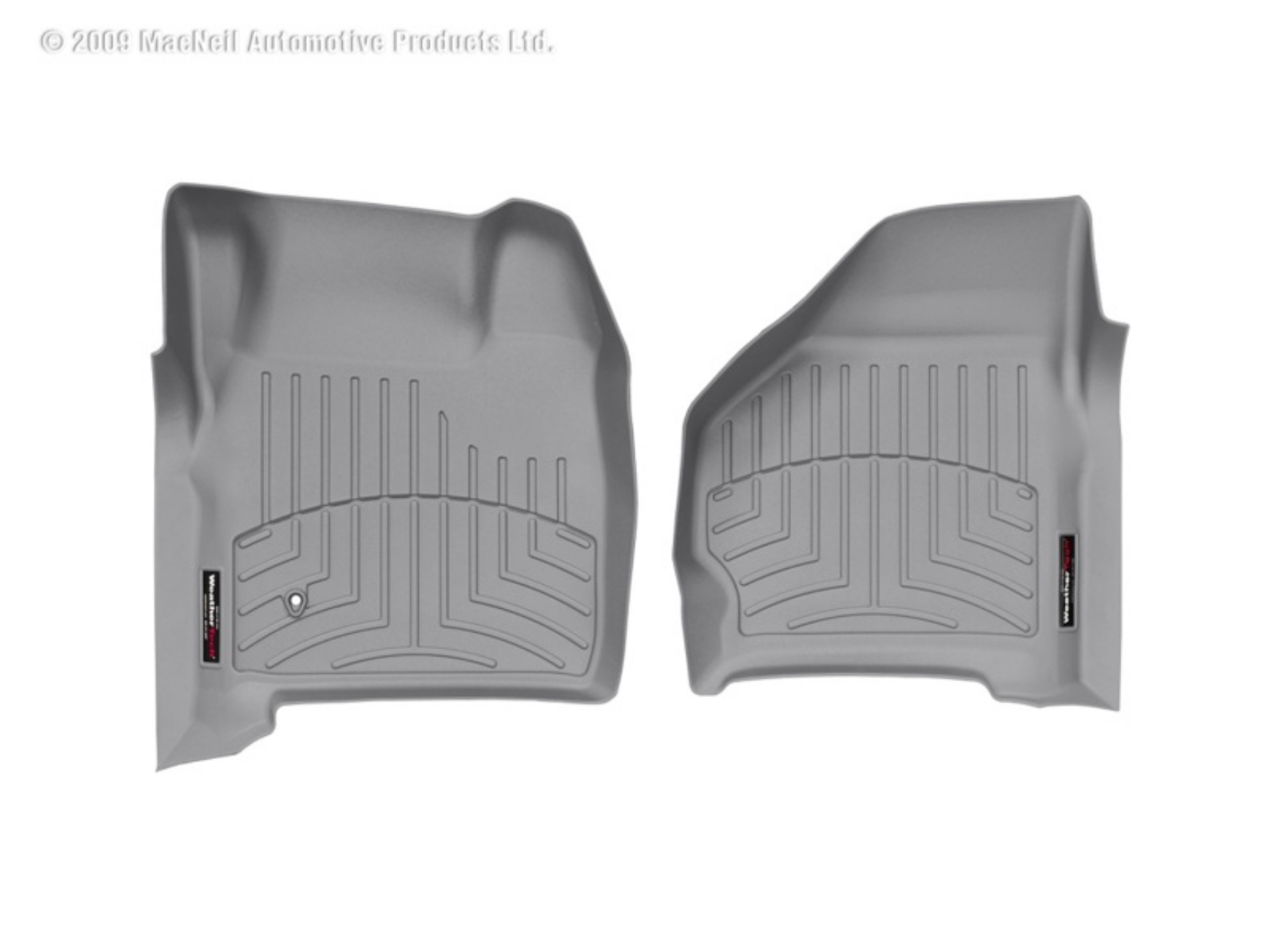 Picture of WeatherTech 99-07 Ford F250 Super Duty Crew Front FloorLiner - Grey