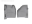 Picture of WeatherTech 99-07 Ford F250 Super Duty Crew Front FloorLiner - Grey