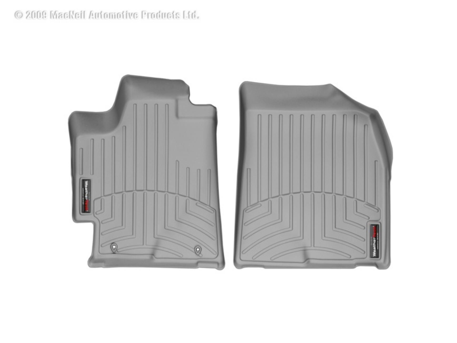 Picture of WeatherTech 08-13 Toyota Highlander Front FloorLiner - Grey