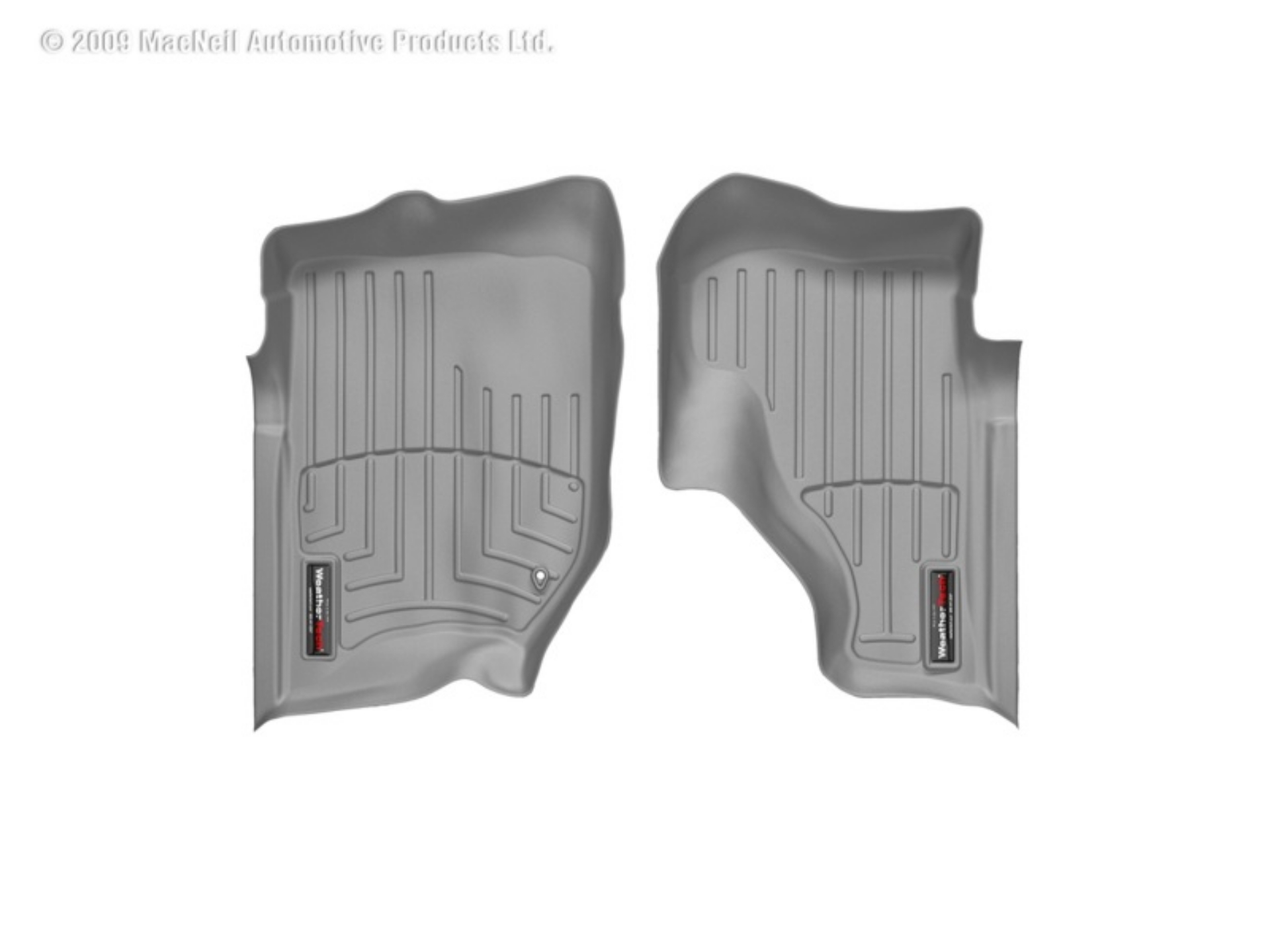 Picture of WeatherTech 00-05 Chevrolet Blazer Front FloorLiner - Grey