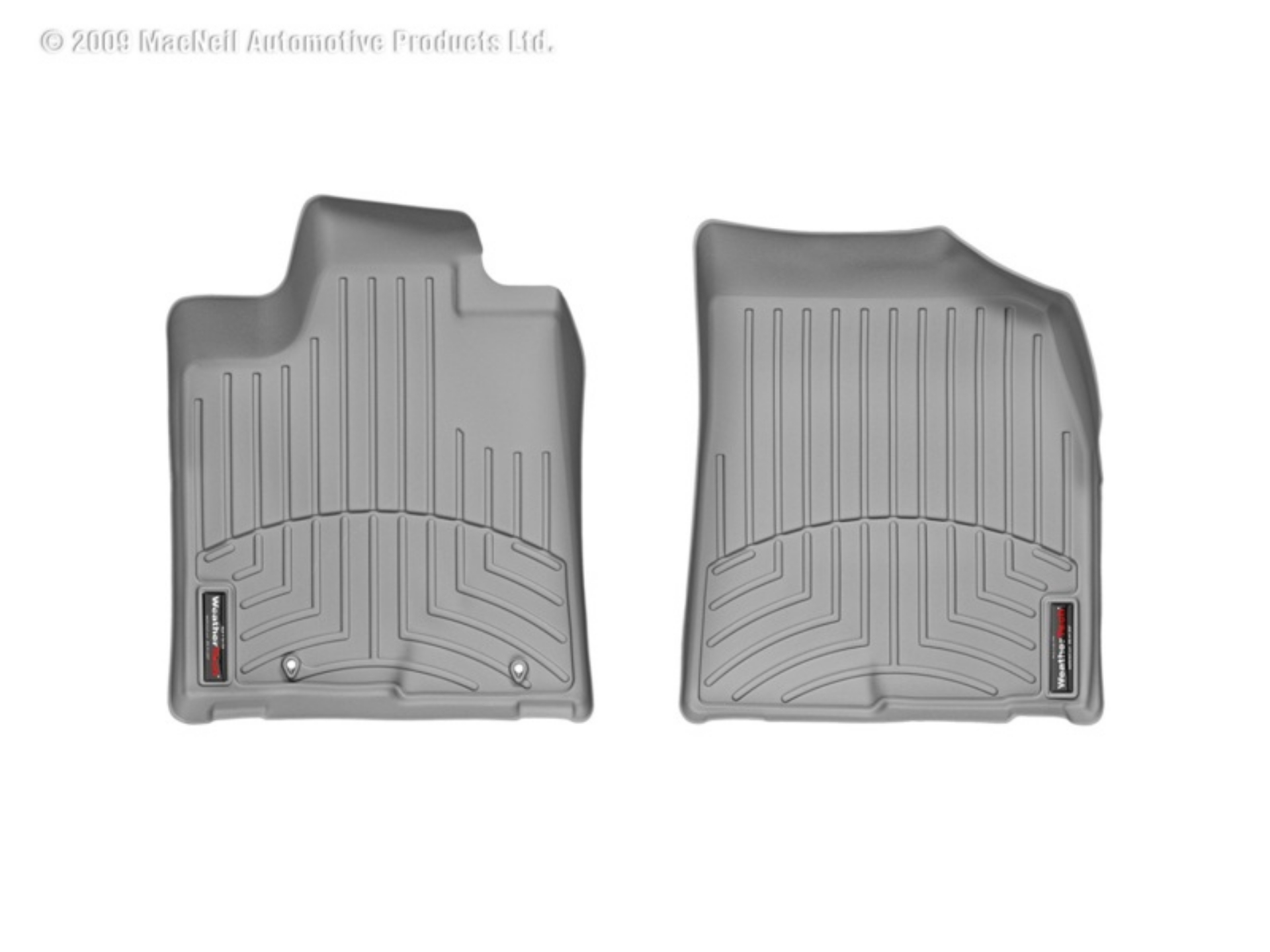Picture of WeatherTech 08-13 Toyota Highlander Front FloorLiner - Grey